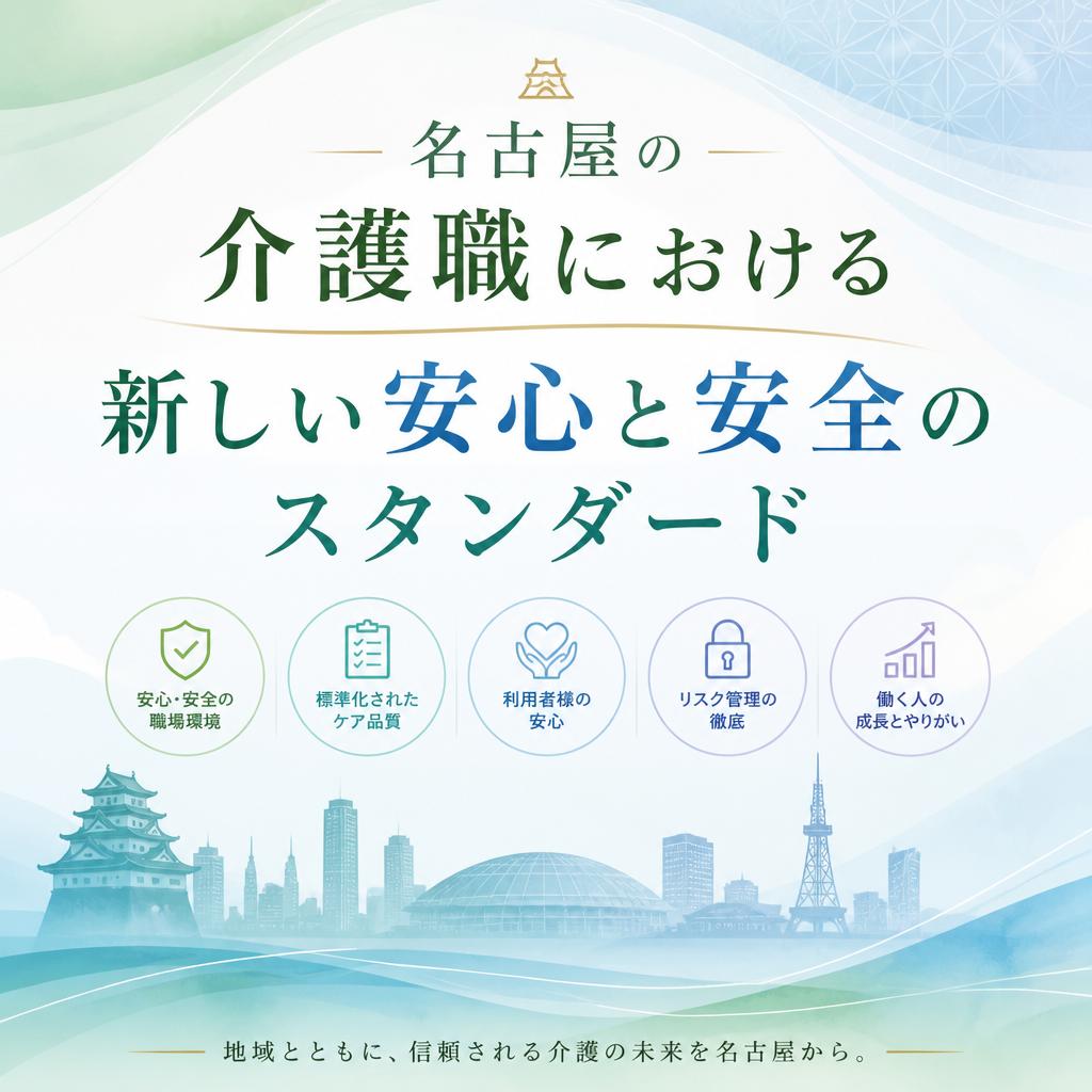 名古屋の介護職における新しい安心と安全のスタンダード